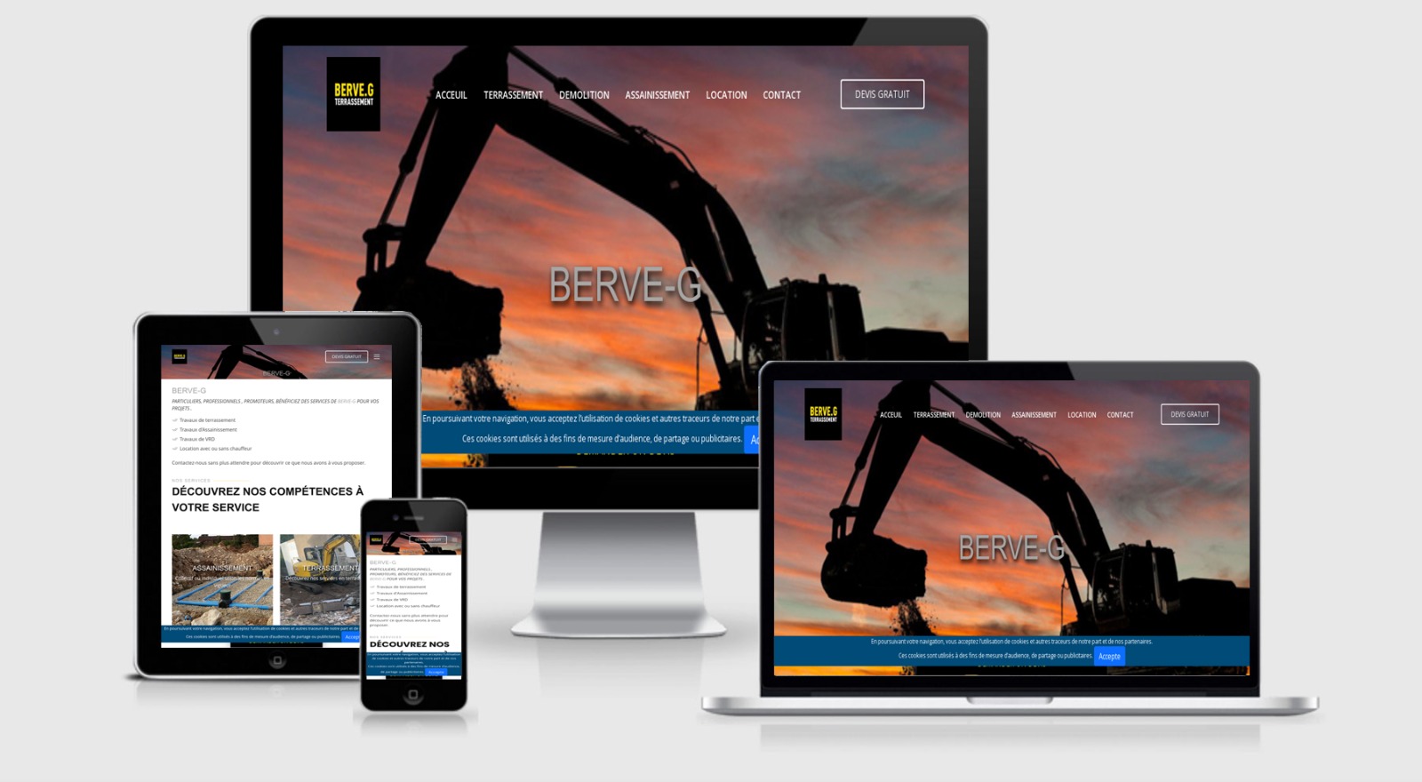 entreprise de terrassement berve